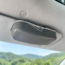 Multifunction Car Glasses Box Portable Car Fashion Glasses Holder Car Driving Glasses Holder Eyeglass Case Sun Visor Glasses Storage - C51-a - View 16