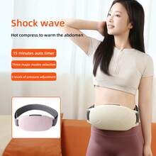 Heated Waist Massage Belt, Abdominal Vibration Massager, Pulse Abdominal Massage Device, 9 Modes 9 Levels Adjustable, Portable For Home And Travel Use - Multicolor - View 9
