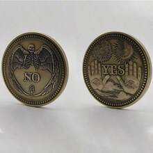 Yes/No Decision Coin - A Fun And Exciting Gold-Plated Commemorative Coin! - Bronze - View 2