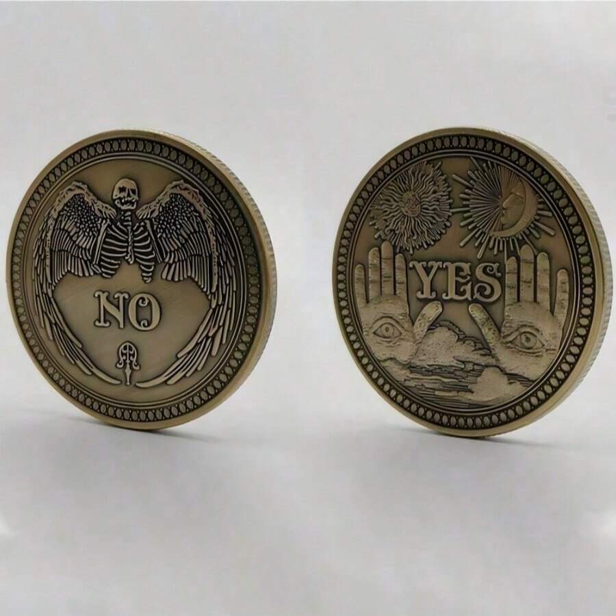 Yes/No Decision Coin - A Fun And Exciting Gold-Plated Commemorative Coin!