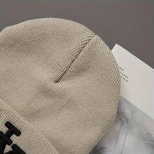 2pcs Solid Color Knitted Hats, Winter Minimalist Fashion Multi-Functional Unisex Couple Winter Hats, Outdoor Warm Hats, Suitable For Daily Wear - Multicolor - View 6