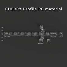 مجموعة أغطية مفاتيح PC شفافة بتصميم سيف حرفي، بروفايل Cherry لمفاتيح MX الميكانيكية، لوحة المفاتيح غير مشمولة - مشاهدة 20