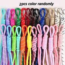 1/5/10pcs/Pack Handmade Braided Pattern Nylon Rope, Climbing Rope Knotting Thin Cord Keychain Phone Bag DIY Hanging Decoration Rope Accessories, Christmas Halloween Party Decoration Rope - Nylon Rope - View 12