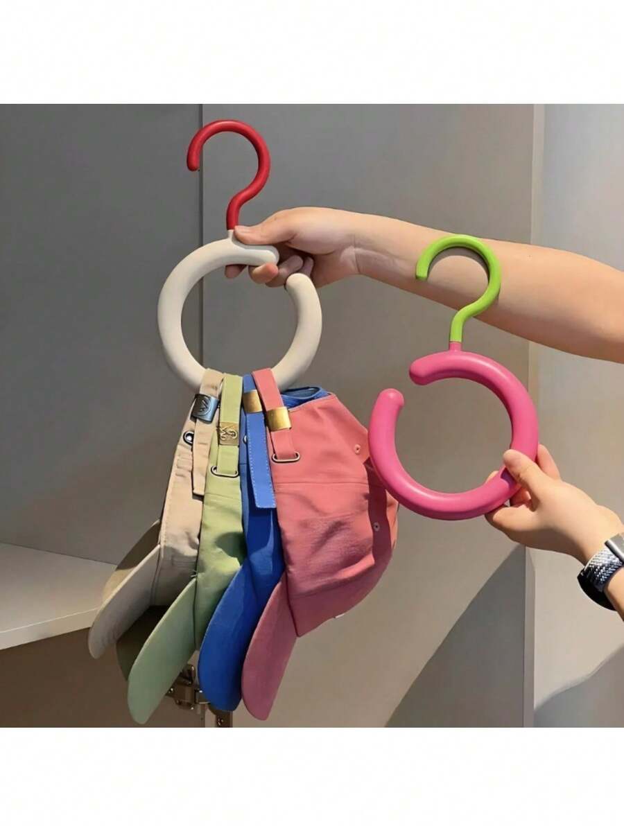 2pcs Multi-Function Strong Adhesive Hooks, No-Drill Clothes & Hat Hooks, Dorm Underwear, Camisole, Bag, Hat, Scarf No-Damage Storage Hooks