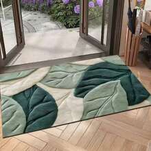 1PC Spring Green Leaf Pattern Bathroom Mat (3D Visual Effect, Not Embossed), Bathroom Rug, Indoor Entrance Small Rug, Bathroom Floor Mat, Door Mat, Foot Mat, Suitable For Bathroom, Laundry Room, Bathroom Entrance, Sink Area, Shower Room And Party, Rug, Bathroom Decor, Bathroom Mat, Bathroom Accessories, Door Mat, Suitable For Living Room, Bedroom, Kitchen And Various Scenes Entrance, Party, Holiday, Gift, Dinner - Spring Green Leaf Pattern - View 13