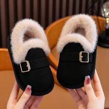 Children's Home Slippers Winter New Style Boys & Girls Student Slippers Daily Comfortable Fashion House Shoes - Black - View 12