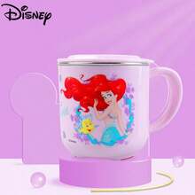 Disney Children's Stainless Steel Water Cup-Baby Milk Cup With Handle, Cute Cartoon-Printed Reusable Mug For Home Use And Parties, 260ml - Multicolor - View 14