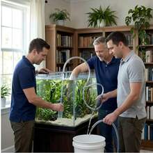 1pc Fish Tank Water Changer Automatic Siphon Tube Small Tank Water Pump Water Change Cleaning Waste Suction Sand Washer Fish Tank Dedicated Home Essential Housewarming Gift - Straight Head - View 8