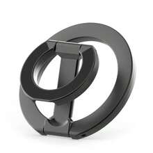 Foldable Double-Sided Magnetic Phone Stand, Suitable For Office, Gym, Treadmill, Universal Foldable Car Mount, Magnetic Smartphone Holder, Phone Ring Holder - Double-Sided Non-Slip Grip Stand, 360° Rotating Ring Mount, Compatible With IPhone 17/16/15/14/13/12 - Multicolor - View 9