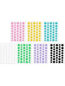 480pcs Star-Shaped Acne Patches, Absorb Whiteheads, Deep Clean Blemishes, Face And Body Universal, Fragrance-Free, Daily Spot Treatment, Suitable For All Skin Types - Multicolor - View 4