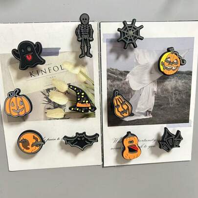 5/6/11 Halloween Surprise Fridge Magnets, Suitable For Refrigerators, Dishwashers, Message Boards, Etc. Multi-Purpose For Kitchens And Offices, Ideal Holiday Gift.