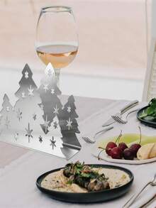 1pc Creative Christmas Tree Series Paper Towel Holder, Vertical Holiday Decorative Paper Towel Storage Clip, Christmas Desktop Accessories, Suitable For Home Decoration, Hotel Decoration, Kitchen Decoration - Multicolor - View 6