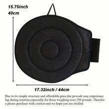 360° Rotating Car Seat Cushion - Non-Slip Ergonomic Design, Portable Auxiliary Rotating Cushion For Easy In And Out, Universal Size, Suitable For Driving And Traveling, Car Seat Accessory - Multicolor - View 4