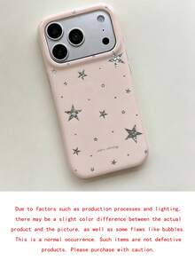 Y2K Cute Star Candy Color Aurora Jelly Soft Phone Case Compatible With IPhone 17 Pro Max 17 Pro 17 16 Pro Max 16 Pro 16 15 Pro Max 15 Pro Max 15 Pro 15 14 Pro Max 14 Pro 14 13 Pro Max 13 Pro 13 12 Pro Max 12 Pro 11 Glossy Soft Shell Gift - Pink - View 3