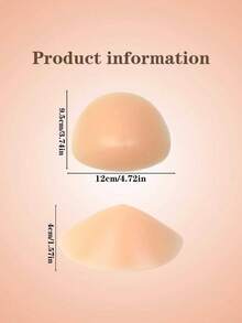 1 Set Bantalan Payudara Silikon Tak Terlihat, Pas Alami dengan Bentuk Tubuh, Cocok untuk Musim Gugur, Pakaian Kantor dan Perjalanan, Universal Kiri/Kanan, Cocok untuk Pemakaian Sehari-hari. - Beraneka warna - View 7