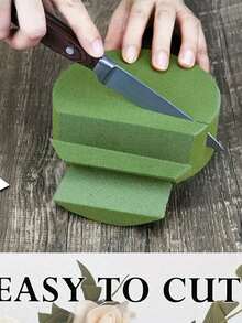 1/4/6/8/10pcs Wet & Dry Floral Foam Bricks, 3.14 Inch, Green Foam Blocks, Suitable For Floral Arrangements, Plant Decoration And Handmade Crafts, Spring Floral Decor & Crafts, Slightly Collapsed Edges - Multicolor - View 2