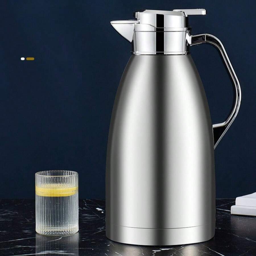 Insulated Water Pitcher Hotel Large Capacity Roman Style Double-Wall Vacuum Flask Tea Pot Hot Water Pot