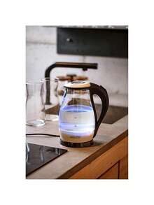 CAMRY Glass Electric Kettle, Glass Tea Kettle, 1.7L Water Kettle - LED Illumination, Boil-Dry Protection, Auto Shut-Off, White - EU E Type Plug(220-240V) - View 7