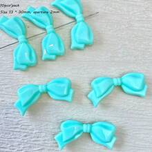 Solid Color AB Acrylic Small Fresh Bow, Loose Bead Bead Bead, Handmade DIY Mobile Phone Chain, Necklace Accessories - Multicolor - View 11