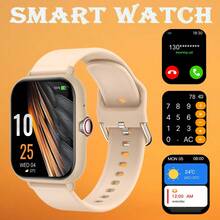 Unisex Smartwatch With Comfortable Silicone Strap, Supports Making And Receiving Calls, Message Notifications, Music Control, Alarm, Remote Camera, 180mAh Battery, 1.83-Inch Full-Screen Touch Display, Compatible With Android And IOS Systems, - View 12