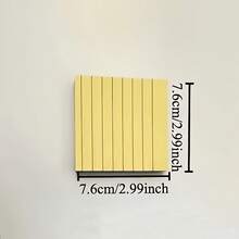 Thickened Sticky Notes Suitable For Office & Home - Strong Adhesive Tear-Off Notepad With Square Pages, Color-Coded Memo Pads, Space-Saving Blinder Sheets For Desk Organization - Multicolor - View 6