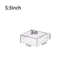 1/6pcs Acrylic Buffet Display Stand, Food Display Rack, Suitable For Buffet Table, Hollow Bottom Dessert Cube Box, White Cube Desktop Storage Rack Storage Box, Suitable For Dessert And Cake Display In Parties, Weddings And Other Festivals - Clear - View 17
