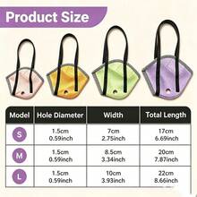 Holiday Outdoor Bird Harness With Handheld Leash, Breathable Mesh Anti‑Escape Parrot Walking Vest, Travel Accessory For Small & Medium Pet Birds - View 2