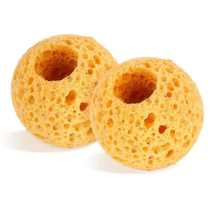 Soft Bath Sponge With Hole, Foaming Shower Sponge For Body Wash, Rich Lather Cleansing Sponge For Bath - View 1