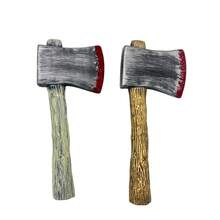 1pc Halloween Carnival Realistic Small Axe Plastic Weapon Cosplay Prop Party Supplies - Multicolor - View 6