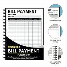 2 Packs B5 Budget Planner, Monthly Bill Payment Tracker Notebook, Household Finance Expense Record Log Book, Money Organizer For Home Budget Management - 1 Set - View 6