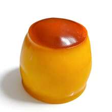 1pc Cute Pudding Squishy Toy, Soft Slow Rebound Stress Relief Squeeze Toy - Yellow - Pudding Handmade Squishy Ball - View 6