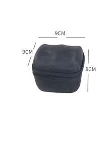 1pc Hard Shell Watch Travel Storage Box, Unisex Portable Single Watch Organizer And Storage Box, Watch Protection Storage Box, Anti-Shake Watch Pillow, Suitable For Wristwatches And Smartwatches (1/2/3 Slots) - Black - View 13