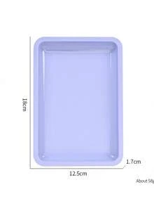 Rectangular Art Tray, Multi-Color Metal Storage Tray, Professional Nail And Foot Care Tool Tray, Rhinestone Gemstone Cosmetic Jewelry Display Tray, Suitable For Nail Salons And Home Use - Multicolor - View 8