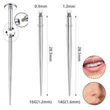 Stainless Steel Flat Bottom Earring Internal Thread Push Pin Piercing Grabbing Tool, Anti-Slip 4-Claw Gemstone Ball Grabbing Tool, Suitable For Replacing Jewelry - Upgraded Version - View 7