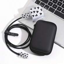 6pcs Heart-Shaped Data Cable Organizer Protective Sleeves And Storage Bag, Suitable For 18W/20W Fast Charging Cables, Storage Bag For Chargers, Earphones, Data Cables, Small Items Storage, With Zipper Closure - Anti-Drop Design. - Multicolor - View 4