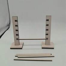 Rabbit Hurdle Training Toy - Adjustable Height Pet Jumping Hurdle, Boredom Relief Interactive Educational Training Supplies, And Burr-Free | Pet Boredom Relief, Physical Exercise, Fun Training Multi-Use - one-size - View 6