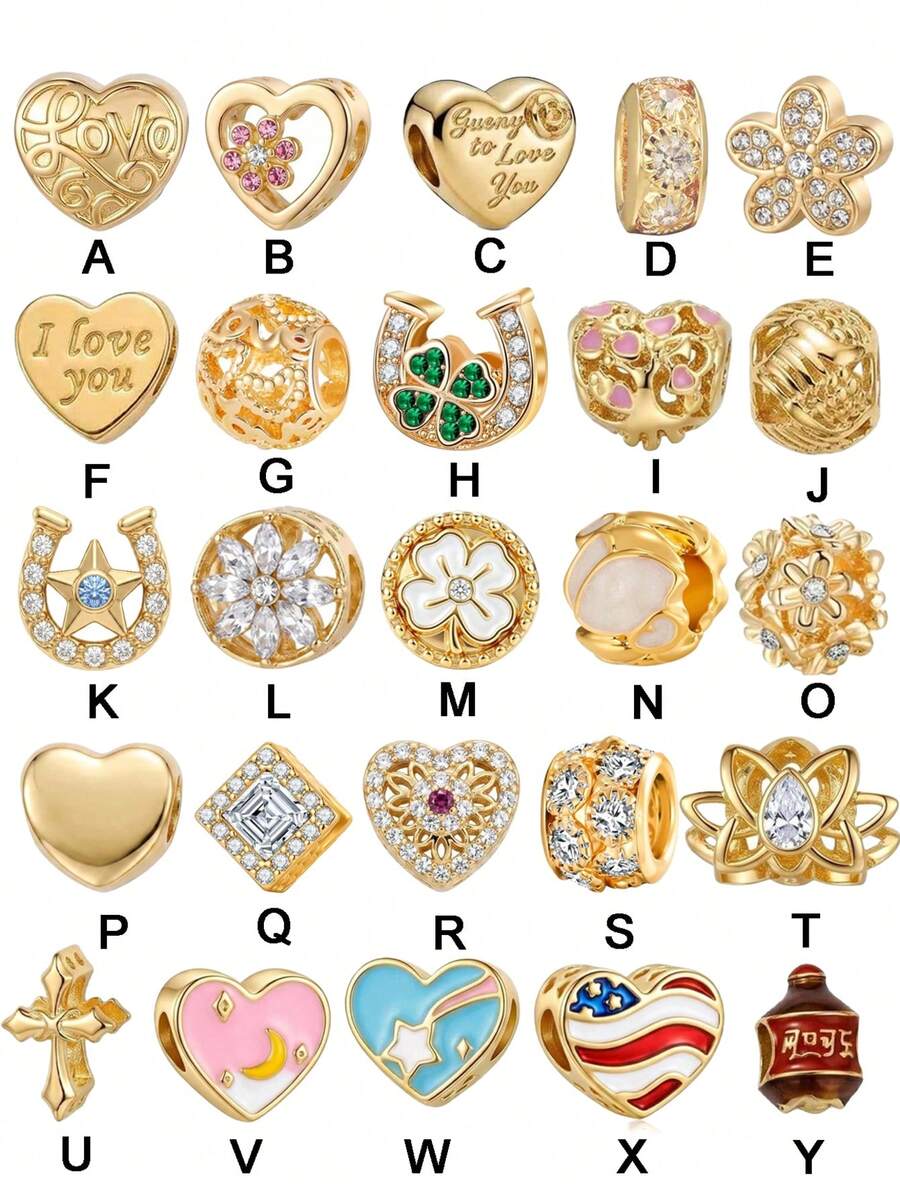 1pc Fashionable Charming Women's Pendant Bracelet Pendant Accessory - Multicolor - View 1