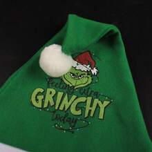 The Grinch Cross-Border The Print Christmas Hat Decoration For Adults, Holiday Party Hat, Photo Prop, Hat - Multiple Styles - View 4