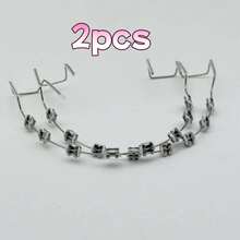 Color Rhinestone Clip-On Tooth Grillz, Sparkling Teeth Brace Mouth Jewelry, Teeth Decor For Hip Hop, Party, Holiday & Daily Wear, Multiple Colors Available. - Multicolor - View 13