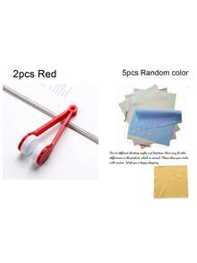 Portable Lens Cleaning Cloth, Non-Scratch Lens Cleaning, Cleaning Cloth/Cleaning Clip, Non-Scratch Lens - Multicolor - View 10