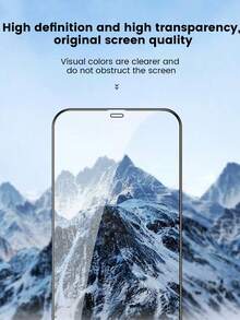 2pcs Full Coverage Tempered Glass Screen Protector, Compatible With 7/8/6/6S Plus, 7/8/6, Screen Protector Compatible With SE 2020/2023/SE2/SE3, Black Screen Protector Compatible With IPhone 16/16 Plus/16 Pro/16 Pro Max/15/15 Pro/15 Plus/15 Pro Max/14/13/12/11, Birthday, Gift For Family, Friends, Phone Screen Protector, Phone Accessories, Waterproof, Shockproof, Anti-Fall, Anti-Scratch, Anti-Fingerprint - Multicolor - View 6