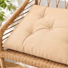 45 X 100 Cm Soft Fiber Filled Bench Cushion, Single Seat Pad (Bottom Only), Made In Turkey - Apricot - View 9