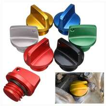 1pc Colorful Aluminum Alloy Motorcycle Universal Fuel Tank Cap Cover - A - View 6