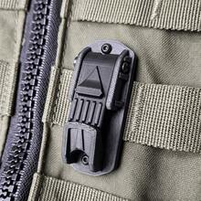 3D Printed Tactical MOLLE Keychain Quick Release Safety Lock Key Clip Backpack Waist Belt Webbing Hook Heavy Duty EDC Daily Carry Key Organizer Anti-Loss Pendant Low Profile Compact Outdoor Hiking Camping Men's Gear Accessory - Multicolor - View 11