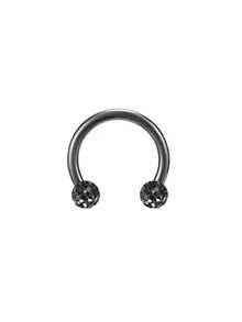1/5pcs Fashion Soft Clay Rhinestone Round Decorative Nose Ring Septum Ring Lip Ring Suitable For Women's Daily Wear - Drill Ball - View 12