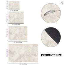 1pc Marble Pattern Kitchen Absorbent Dish Drying Mat, Modern Luxury Style, Suitable For Kitchen Countertop, Coffee Machine, Dining Table And Daily Home Decor - Multicolor - View 7