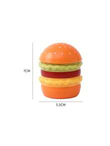1pc Hamburger Shaped Toothpick Holder With Lid, Dust-Proof Floss Storage Box, Home Floss Box, Hamburger Shaped Toothpick Holder, Fashionable Desktop Decor, Cotton Swab & Floss Storage Box, 18th Birthday For Her, Storage Boxes, Personalised Gifts, Christmas Gift - Multicolor - View 8