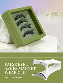 Magnetic False Eyelashes, Soft Natural 3D Fiber, Suitable For Various Occasions - View 8