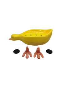 1pc Cute Yellow Duck Soap Dish, Water-Draining Soap Holder, Bathroom Sink Soap Rack, Made Of New High-Quality Material, Decorative Sink Accessory - Multicolor - View 8