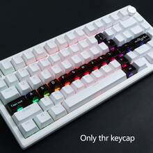 مجموعة أغطية مفاتيح PC شفافة بتصميم سيف حرفي، بروفايل Cherry لمفاتيح MX الميكانيكية، لوحة المفاتيح غير مشمولة - مشاهدة 11